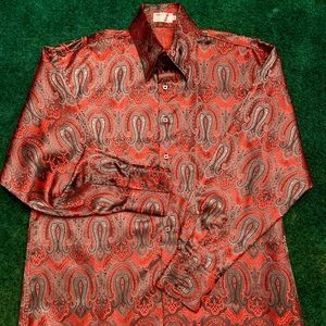 Men’s Angelino high collar Big & Tall shirt
